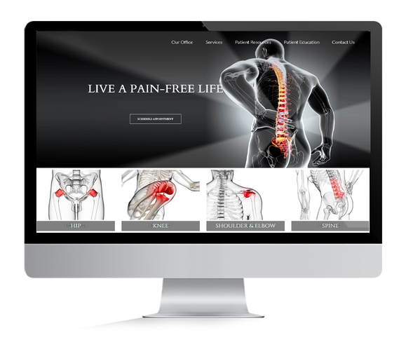 Orthopedic Website Design by Medical Site Solutions