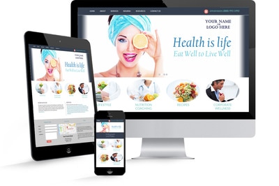 Nutritionist and Dietitian Website Design 