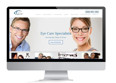 Optometry Website Design by Medical Site Solutions