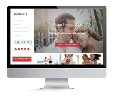 Ophthalmology & Optometry Website Design by Medical Site Solutions