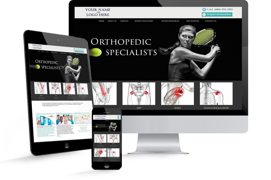Orthopedic Website Design by Medical Site Solutions