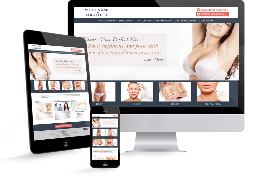 Plastic Surgery Website Template by Medical Site Solutions