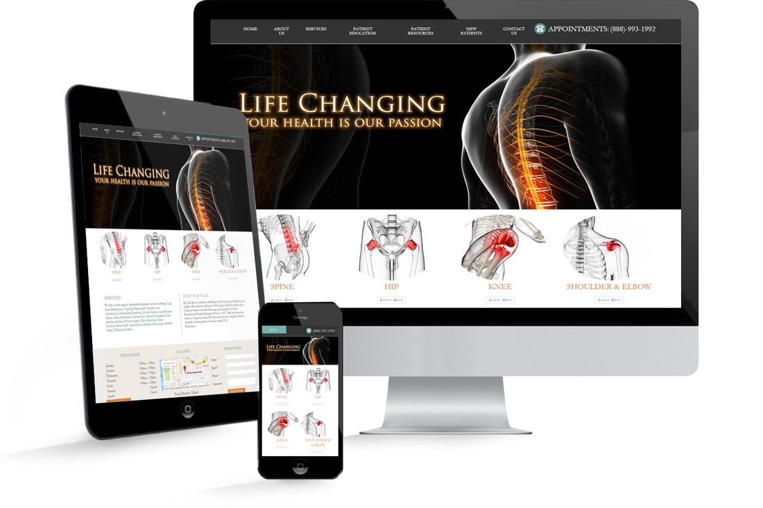 Sports Medicine Website Design