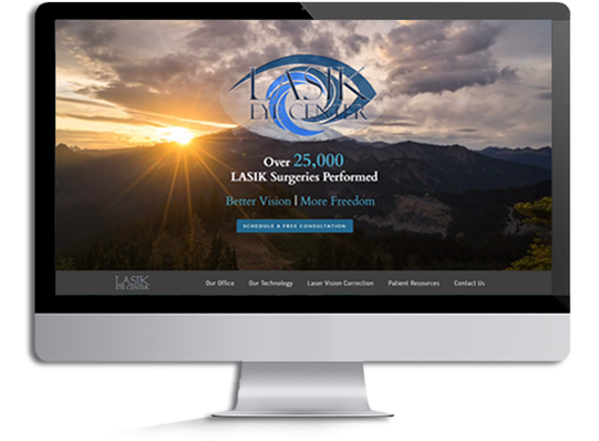 Ophthalmology website design by medical site solutions