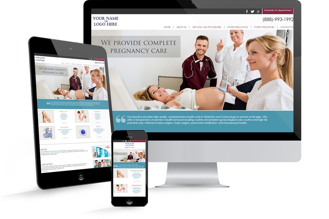OBGYN Website Design by Medical Site Solutions